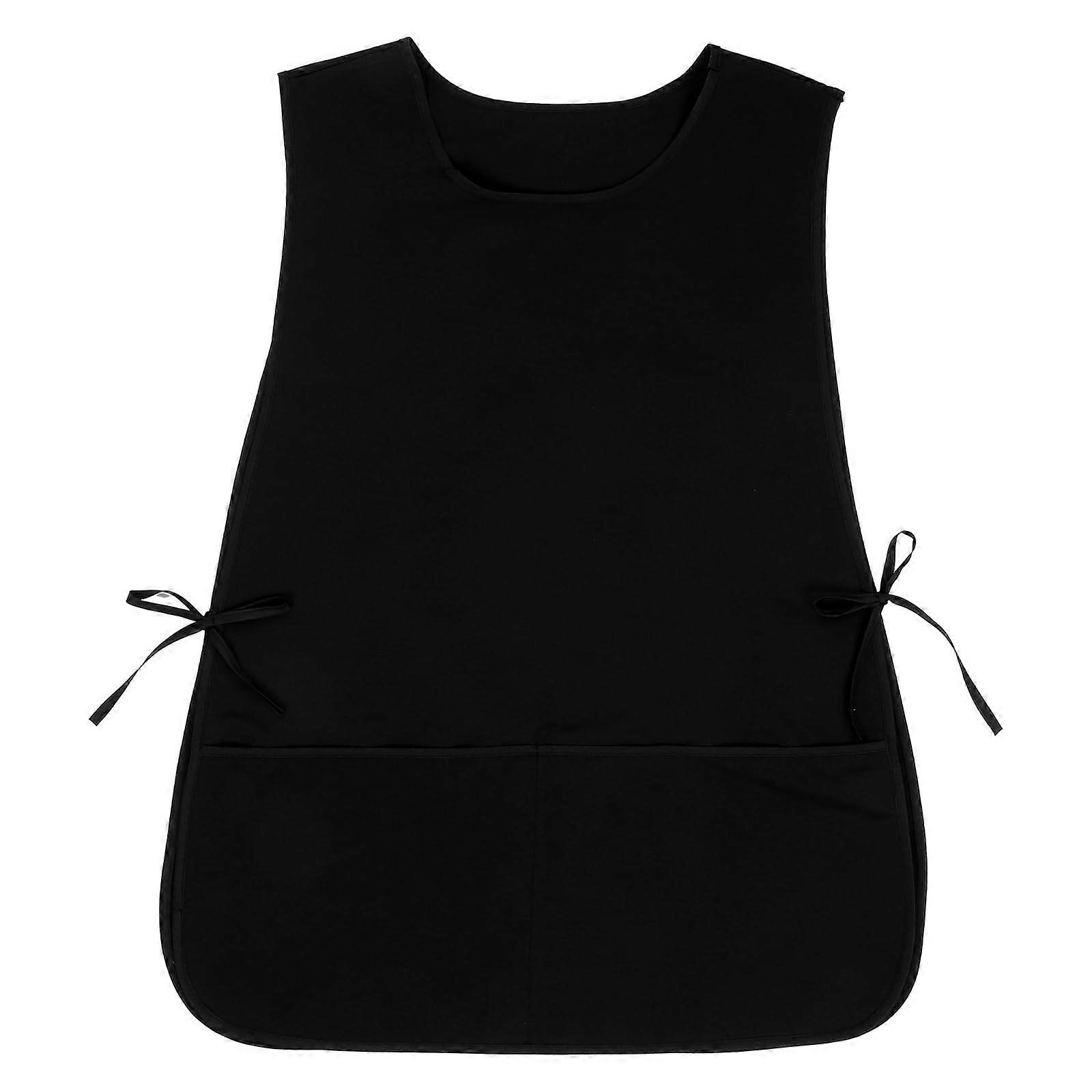 Waterproof Chef Apron with Pockets, Unisex Full Coverage, Adjustable Side Ties for Kitchen and Craft