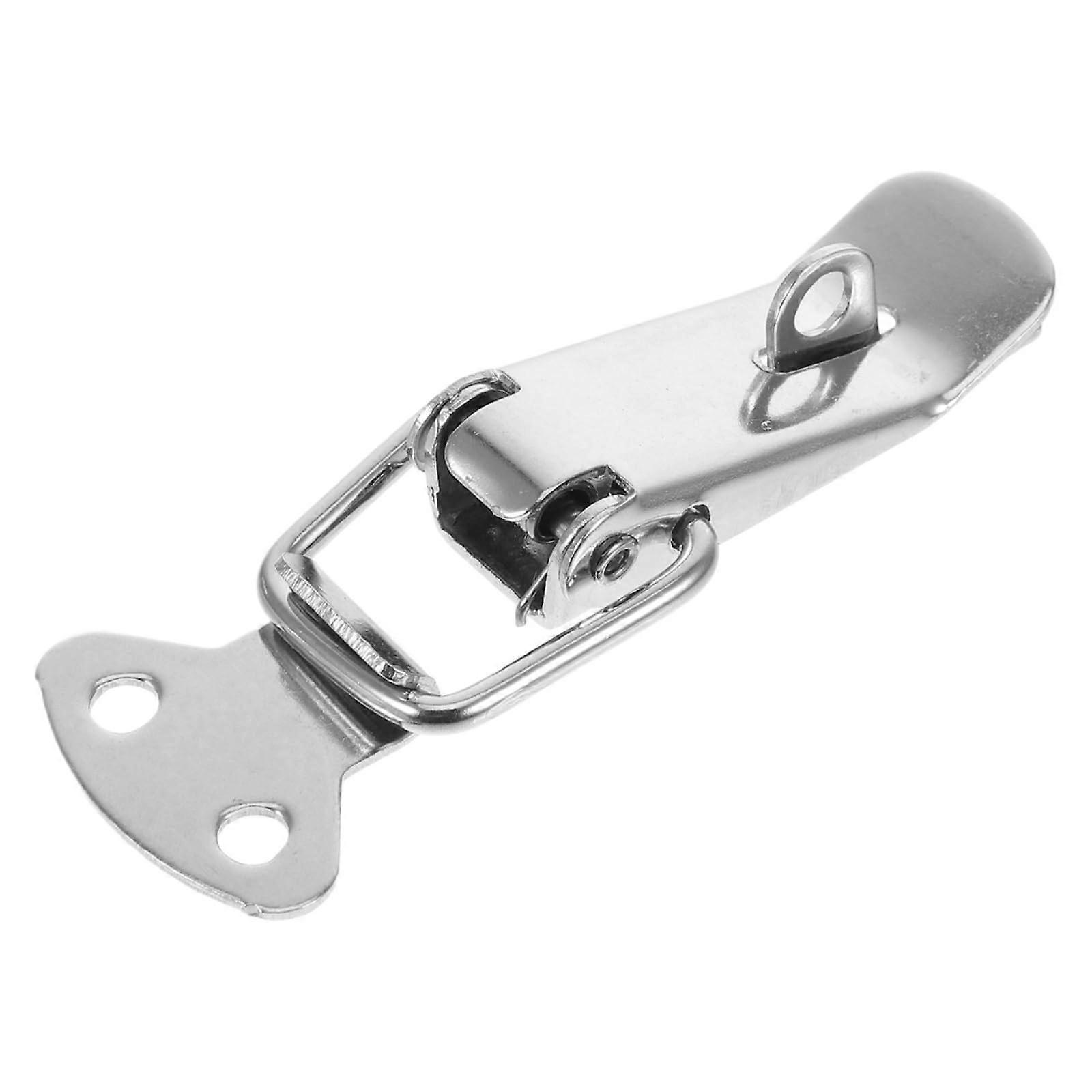 Stainless Steel Toggle Latch 5.8cm Heavy Duty Spring Loaded Buckle for Toolbox Cabinet Storage