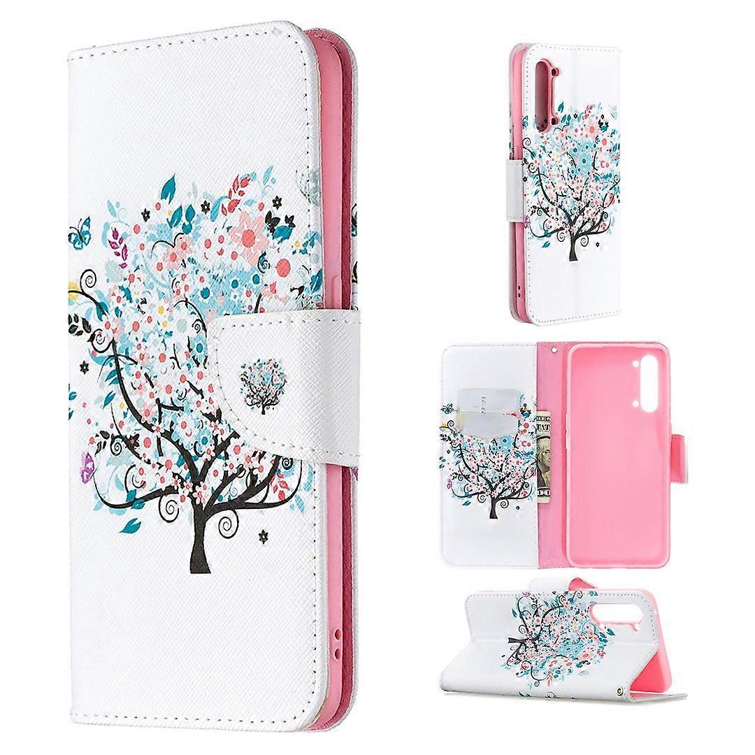 Pattern Printing Leather Wallet Protective Case for Oppo Find X2 Lite
