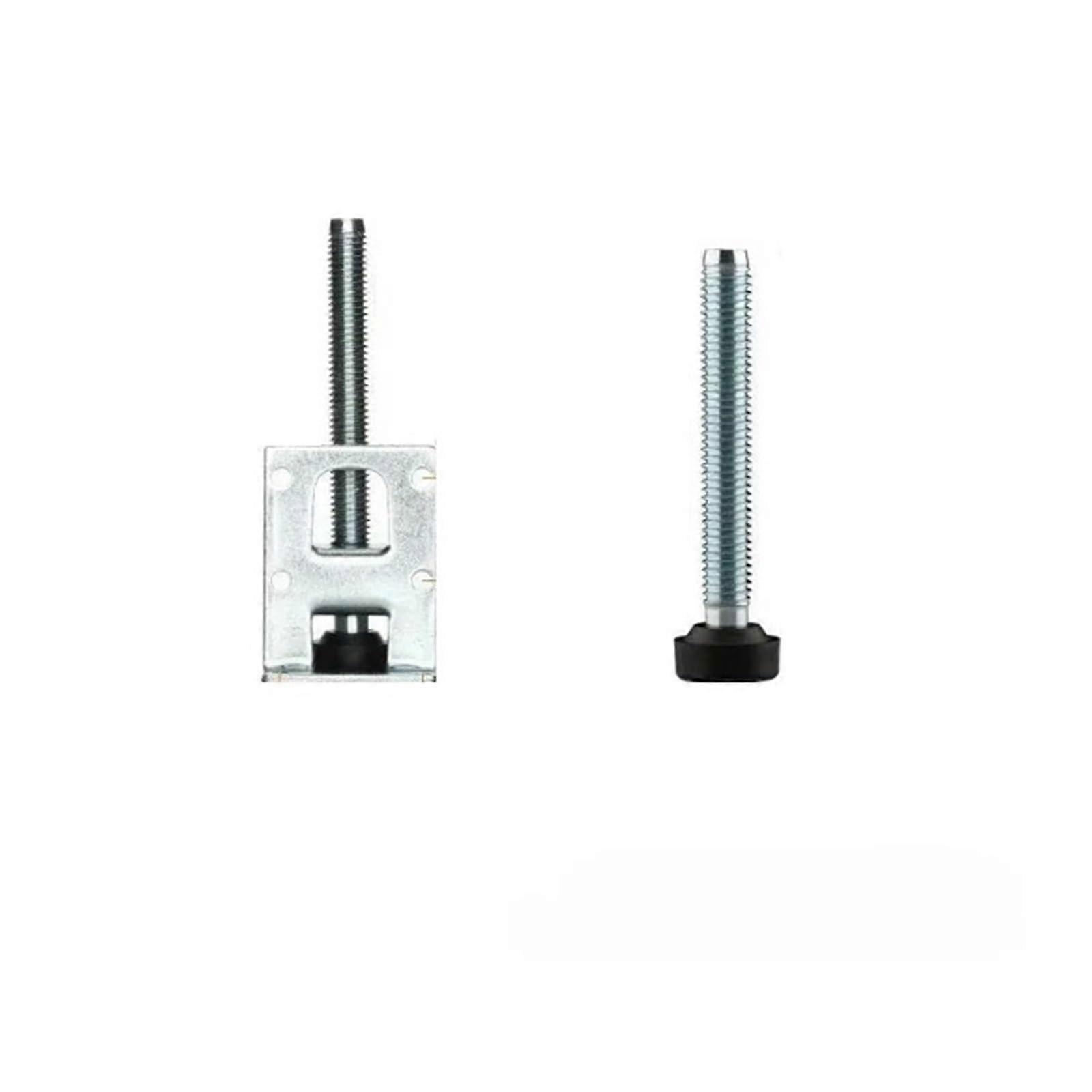 Adjustable Furniture Legs 75mm Heavy Duty Leveling Feet with Rustproof Finish and Rubber Base