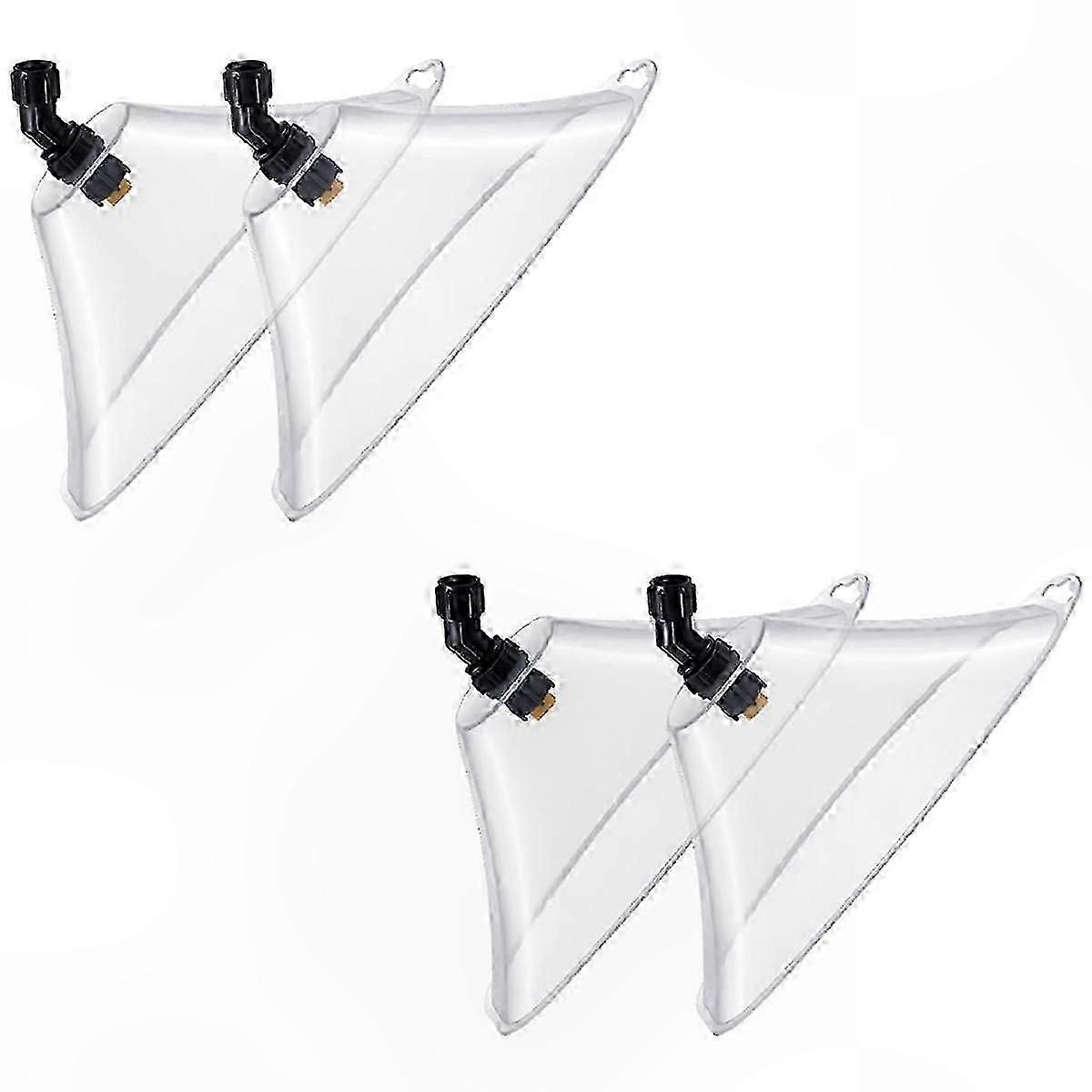 4-Pack Windproof Spray Nozzle with Adjustable Sprayer for Gardening Tasks