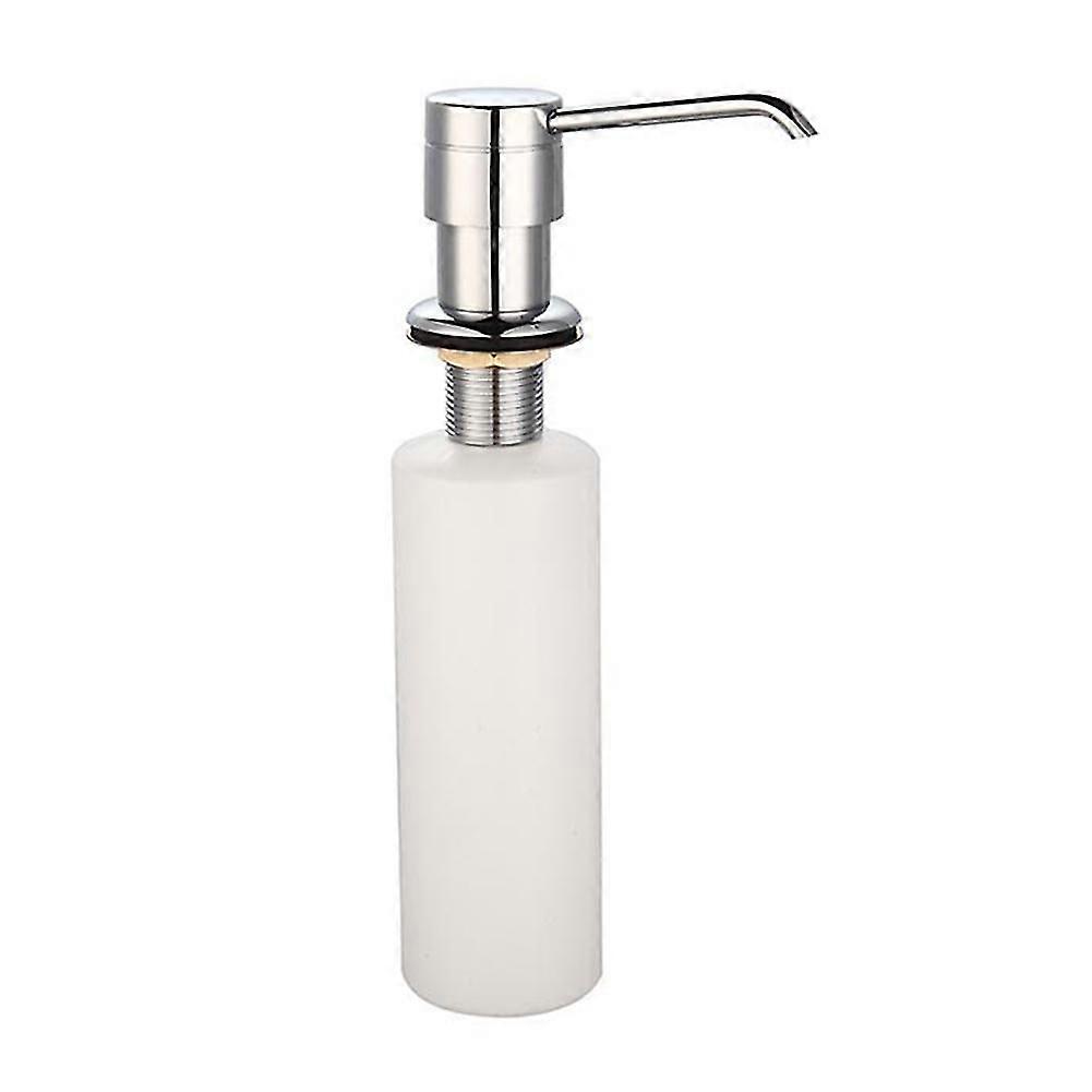 Electroplated Plastic Soap Dispenser Sink Liquid Detergent Lotion Pump Bottle