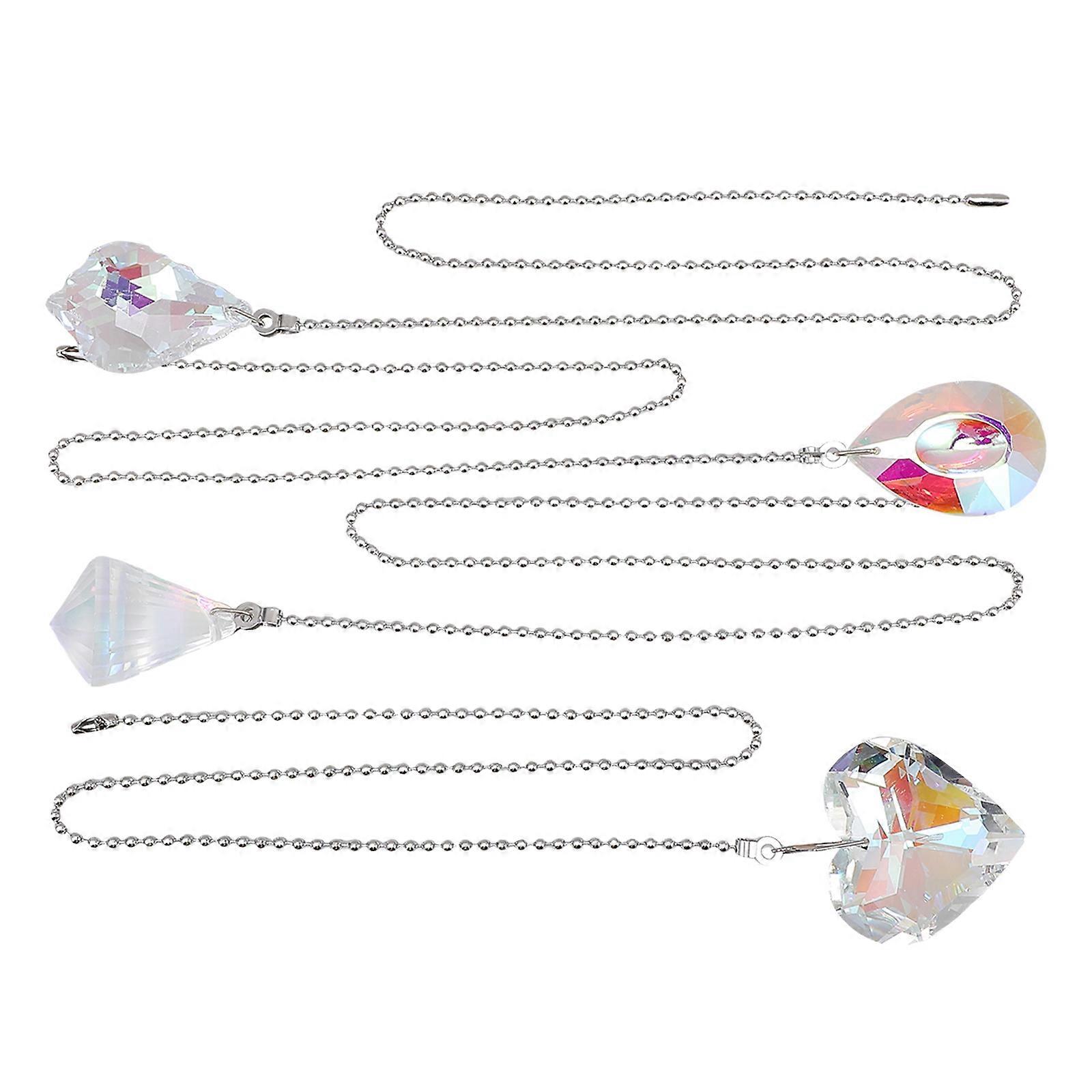 Ceiling Fan Pull Chain Crystal Extension for Home Decor 16Pcs