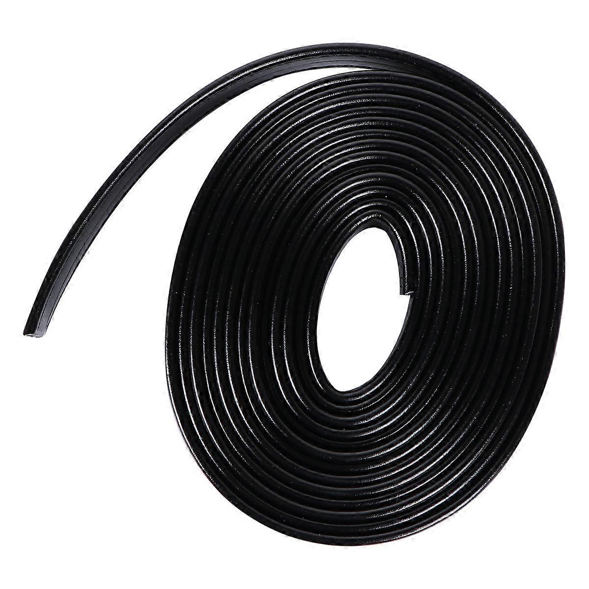 1 Pack PU DIY Sewing Strip For Pouch Craft Projects Black Color