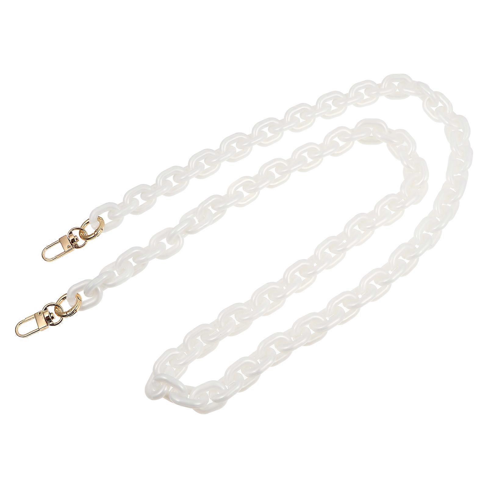 Versatile White Resin Bag Chain For Every Occasion Assorted Color Replacement 1Set