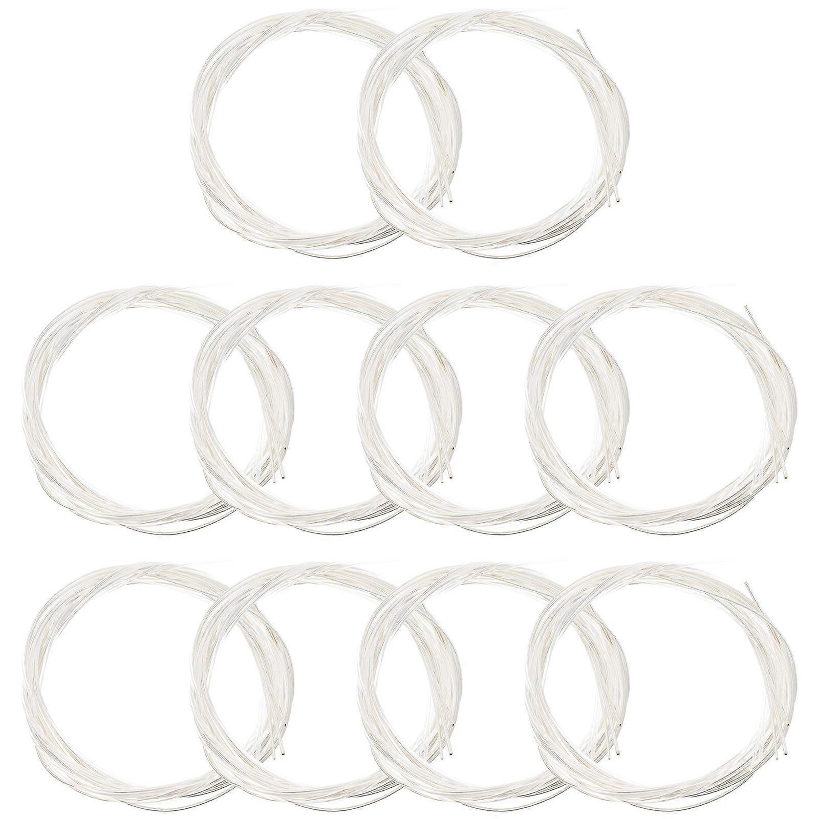 Acoustic Guitar String Replacement for Guitar Players Precise Manufacturing 10 Sets