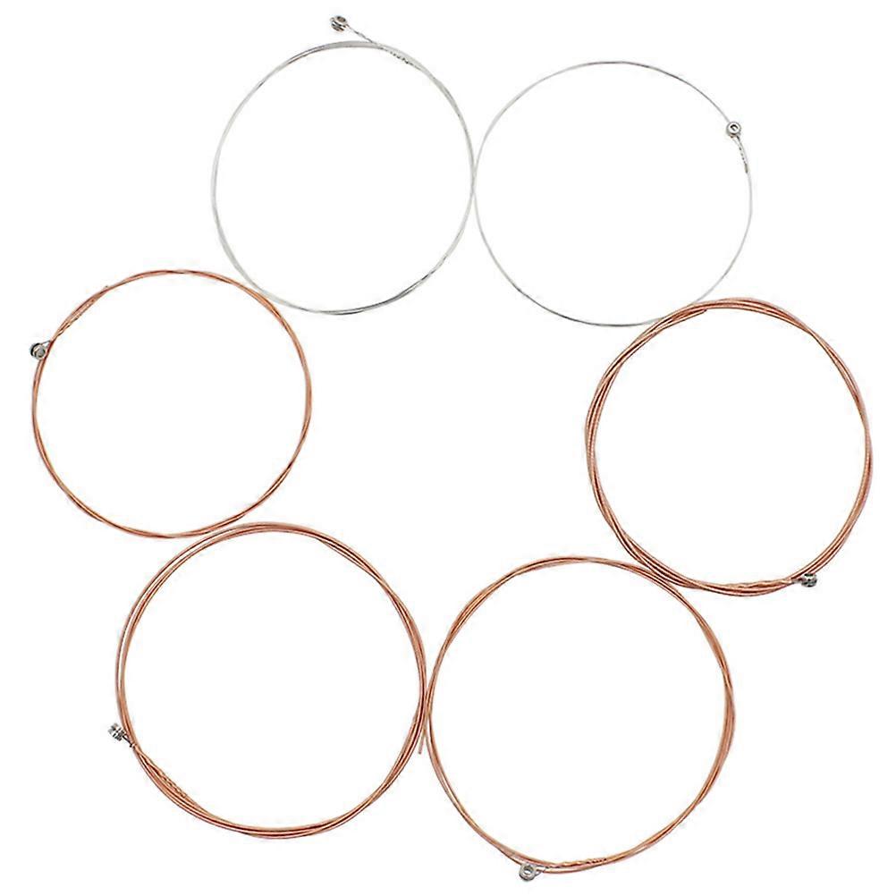 Acoustic Guitar Strings Phosphors Bronze for Guitar Use 6Pcs Pack
