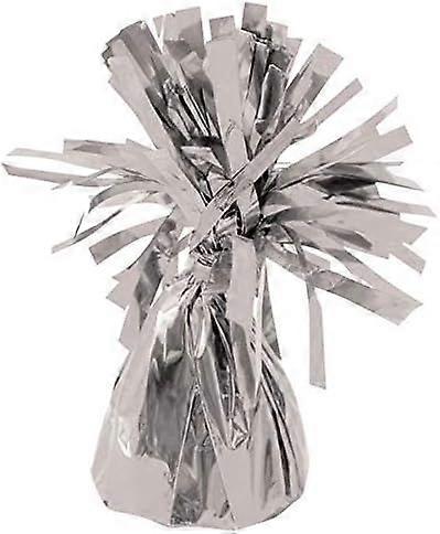helium balloon weights SILVER foil tassle cone2pcssilver