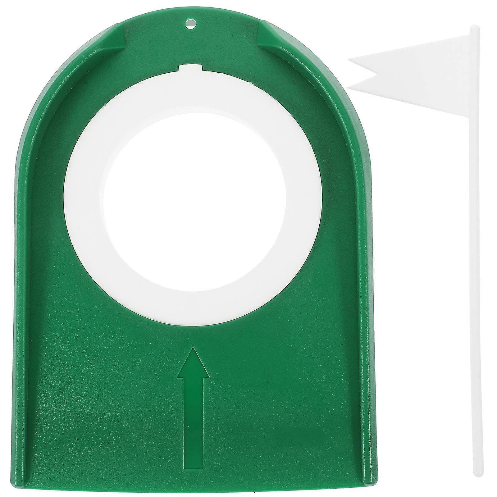 Golfing Green Plastic Putting Cup Rings for Practice Aid