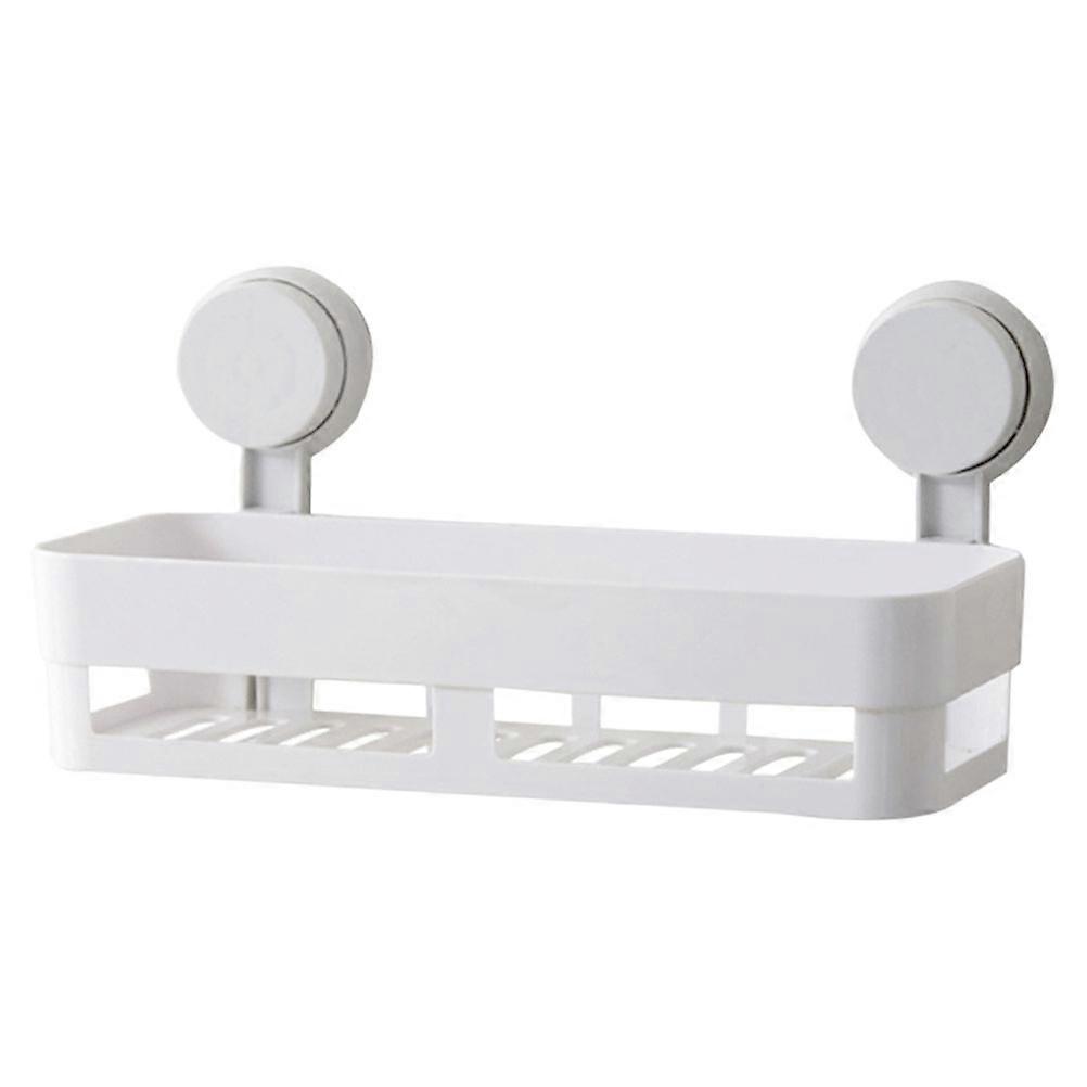 Bathroom Wall-Mounted Storage Rack with Plastic Material