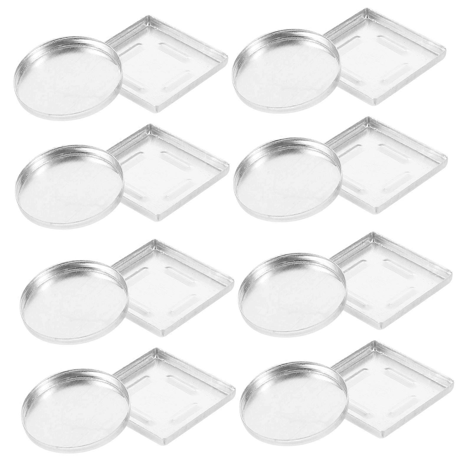 Silver Aluminum Empty Eyeshadow Pans for Storage 150Pcs Makeup Palette