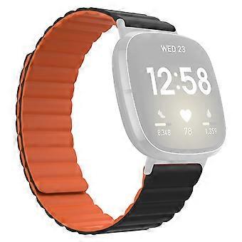 For Fitbit Versa 3/Fitbit Sense Magnetic Silicone Watchband Universal Quick Release Watch Strap