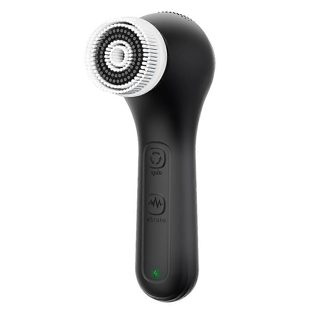 Vibrating & Rotating Face Scrubber, Waterproof Rechargeable