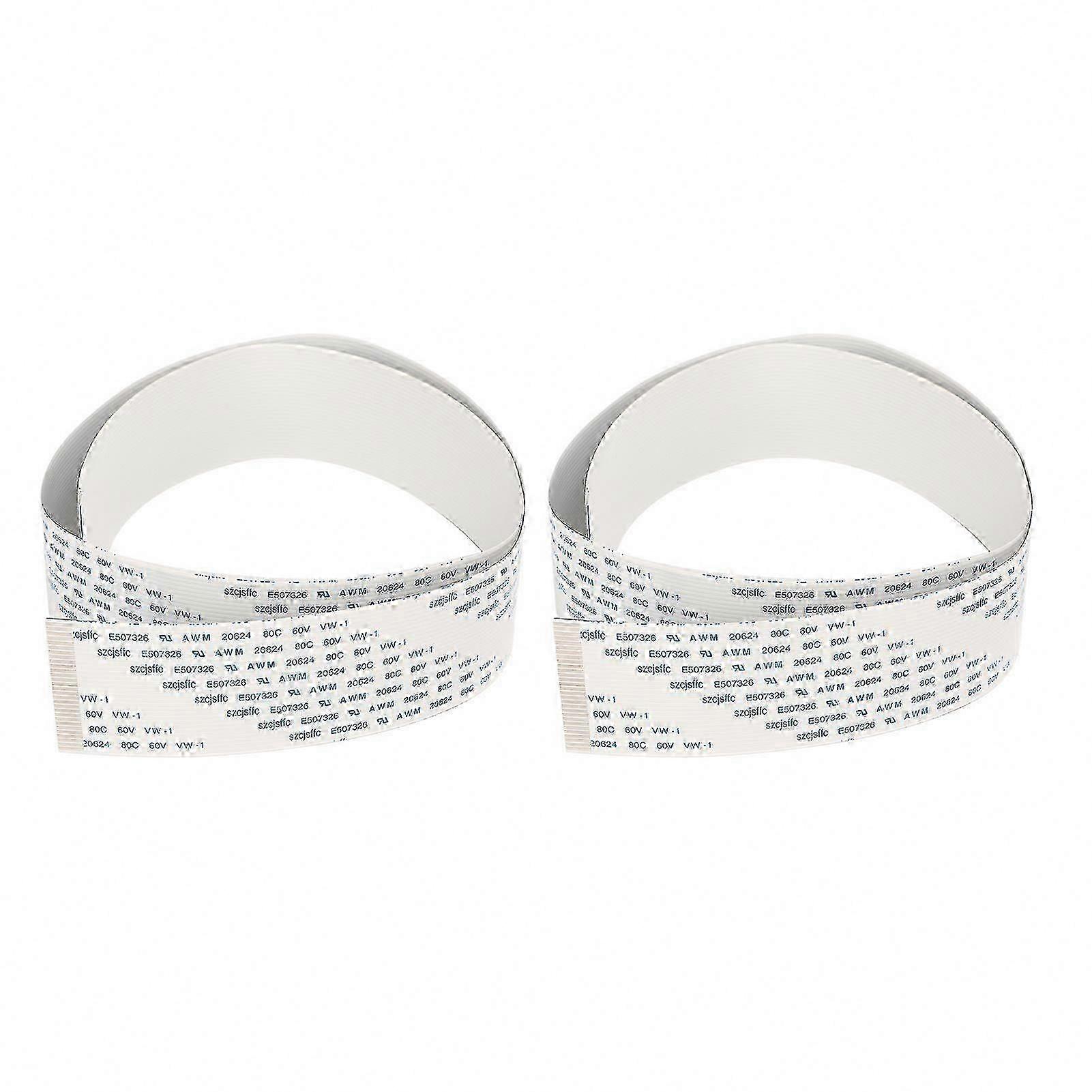 2pcs 60cm FFC Cable for XP600 Printer, High-Speed Flexible Flat Cable