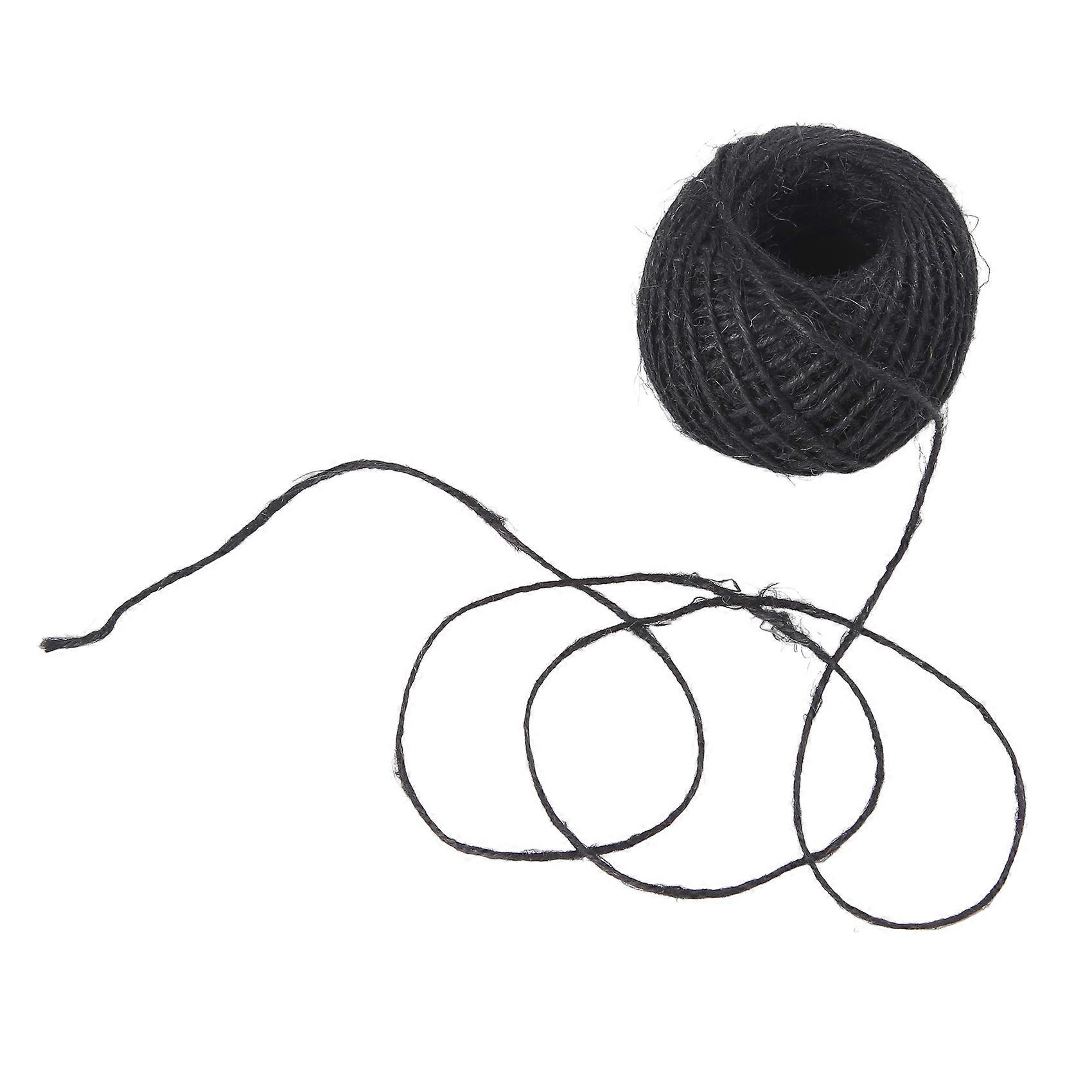 50m String Rope for Crafts Scrapbooking - Black