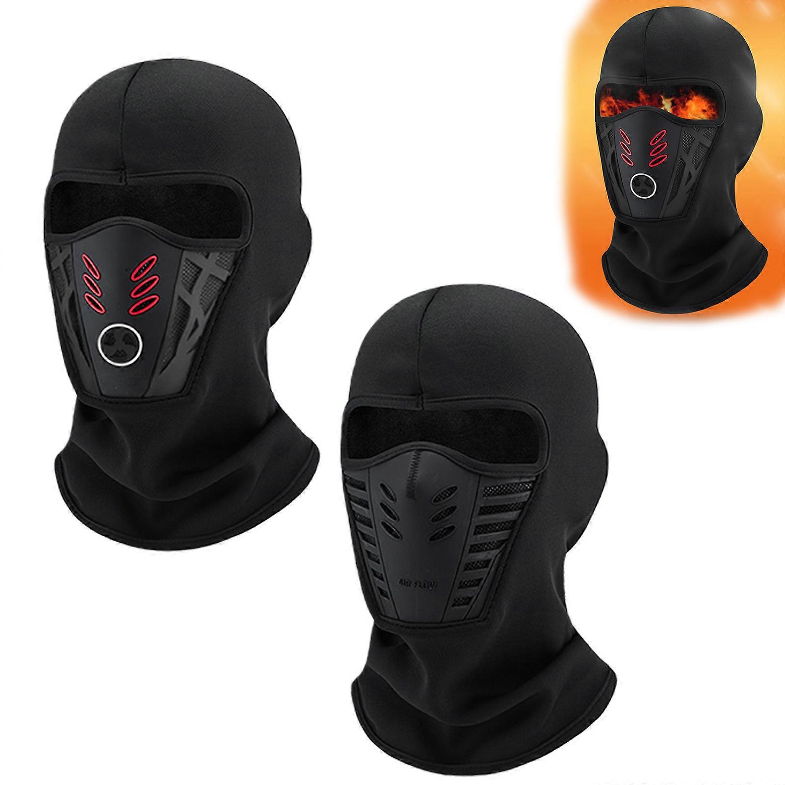 Lightweight Portable Foldable Face Cover for Winter Warmth Windproof Full Coverage Adjustable Fit Thermal Balaclava  C