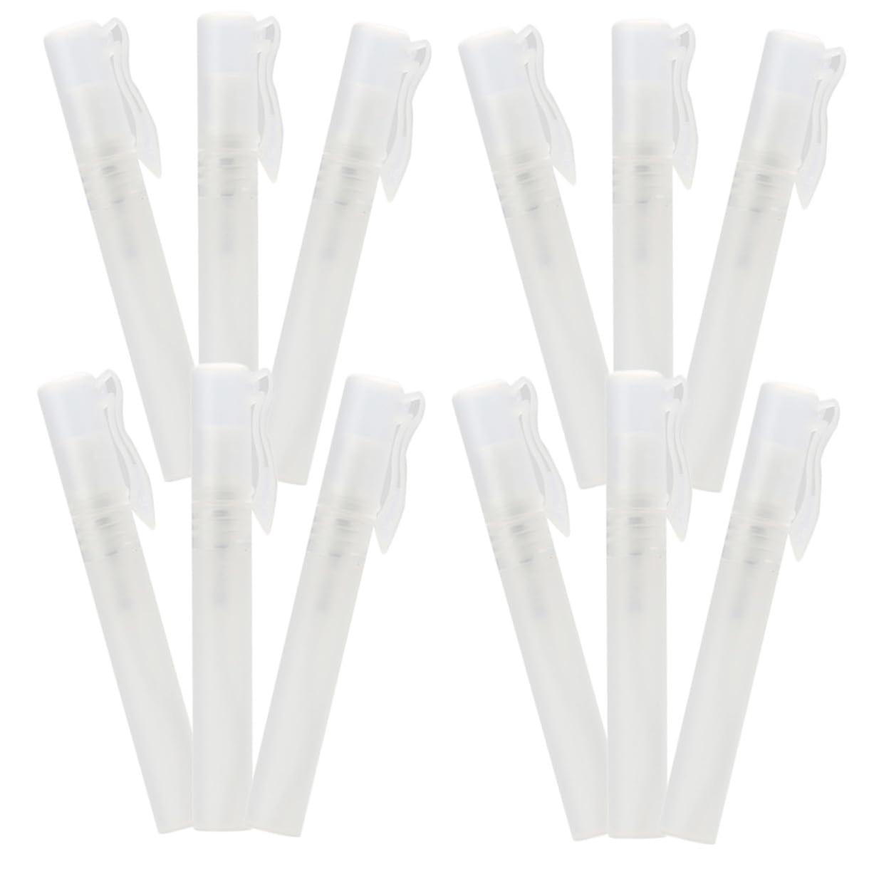 12Pcs Travel Perfume Atomizer LeakProof Mini Refillable Spray Bottles Compact for Women