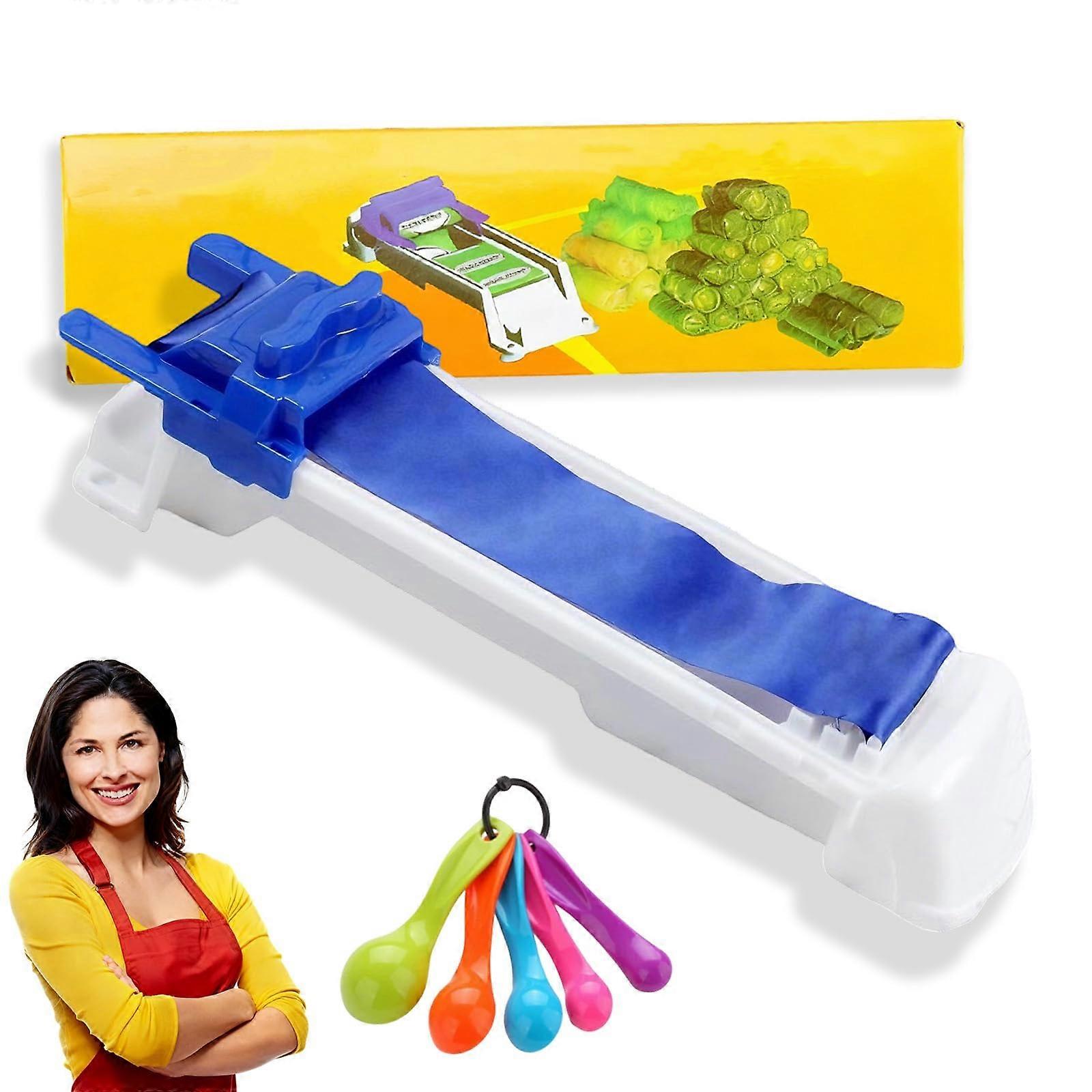 Sushi Roller Maker and Spring Roll Maker, MultiFunctional Vegetable Meat Roll Tool for Home Kitchen