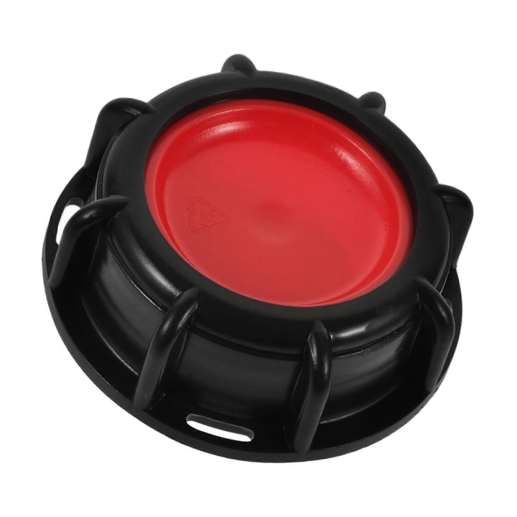 IBC Tote Lid Replacement with IBC Tank Valve Adapter, Secure Coarse Thread, Durable Plastic