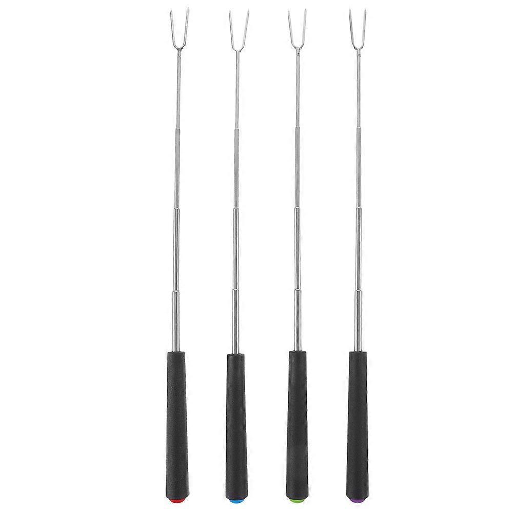 Serving Fork Barbecue Forks for 4Pcs Durable Stainless Steel Set