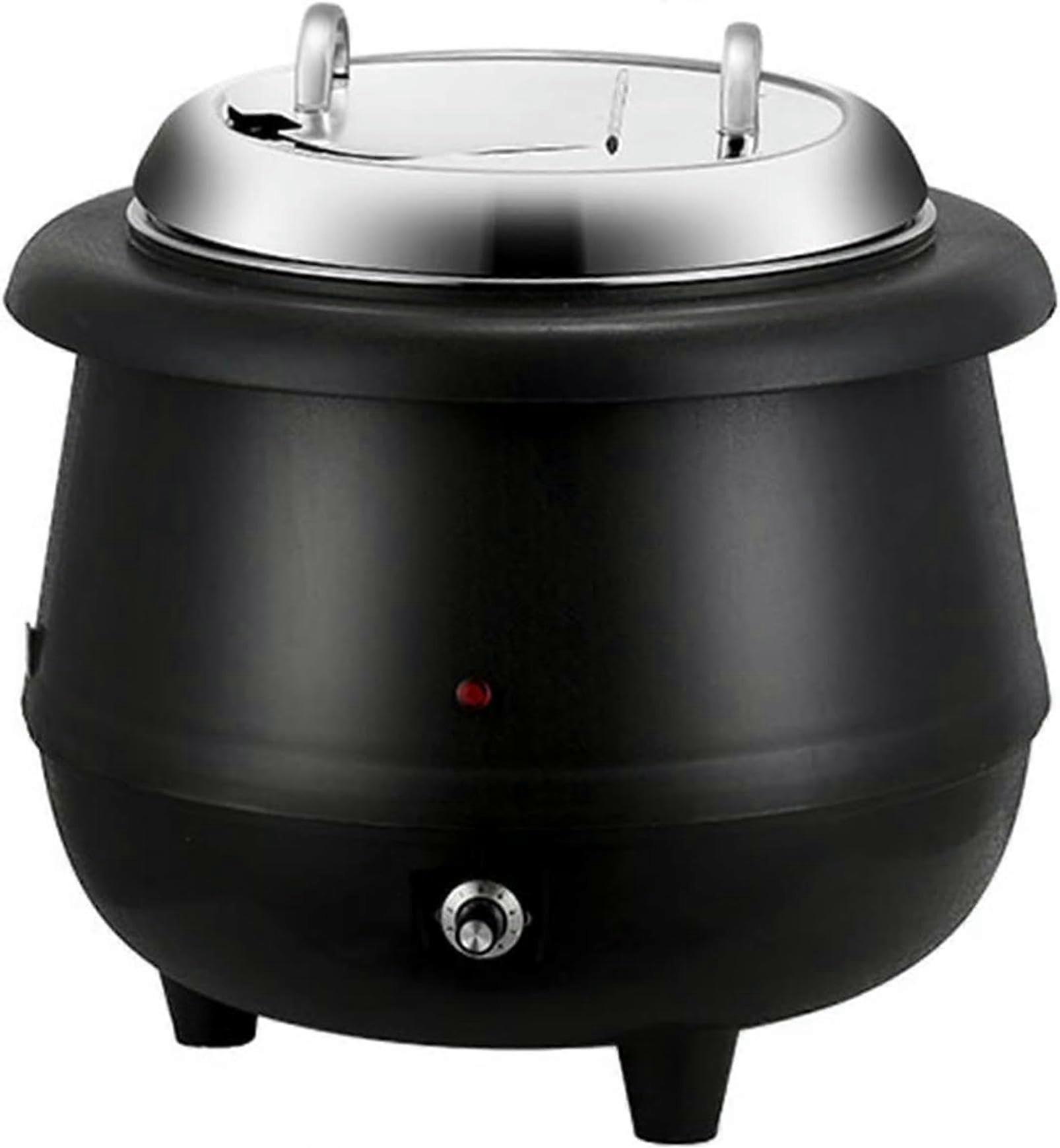 13L Commercial Soup Kettle Electric Warmer with Variable Temperature Control for Buffet and Catering