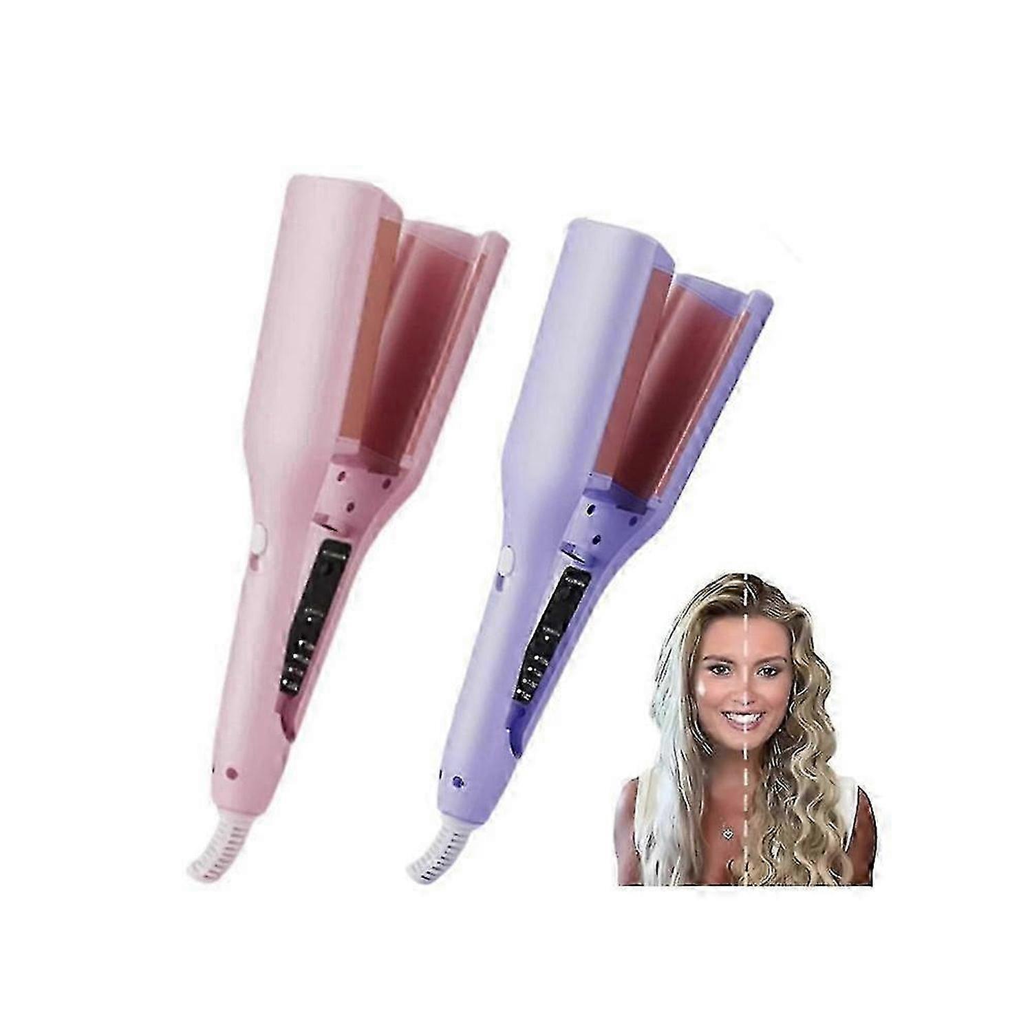 Explicitu Hair Styling Tool with Negative Ionic Technology, Anti-Scald Wave Curl