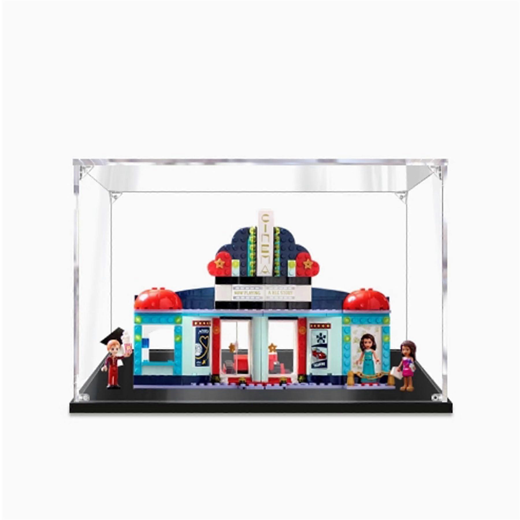 Dustproof Acrylic Display Case Compatible with  41448 Model with Black Base, Clear Showcase Protection