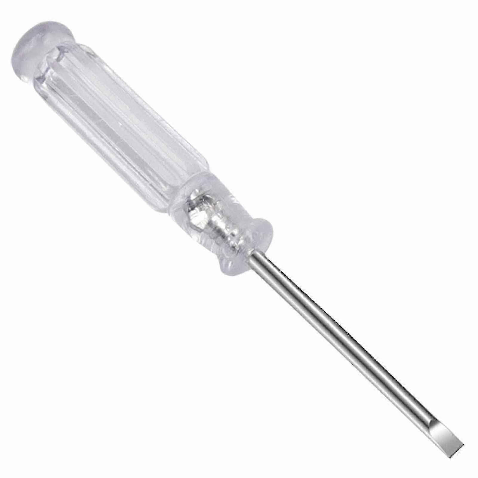 Transparent Handle Slotted Screwdriver Mini Screwdriver Household Appliance