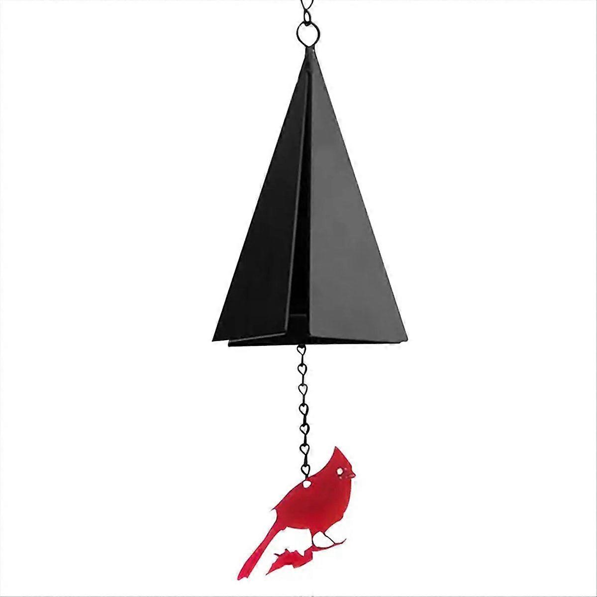 Red Bird Wind chime iron triangle wind chime pendant decoration