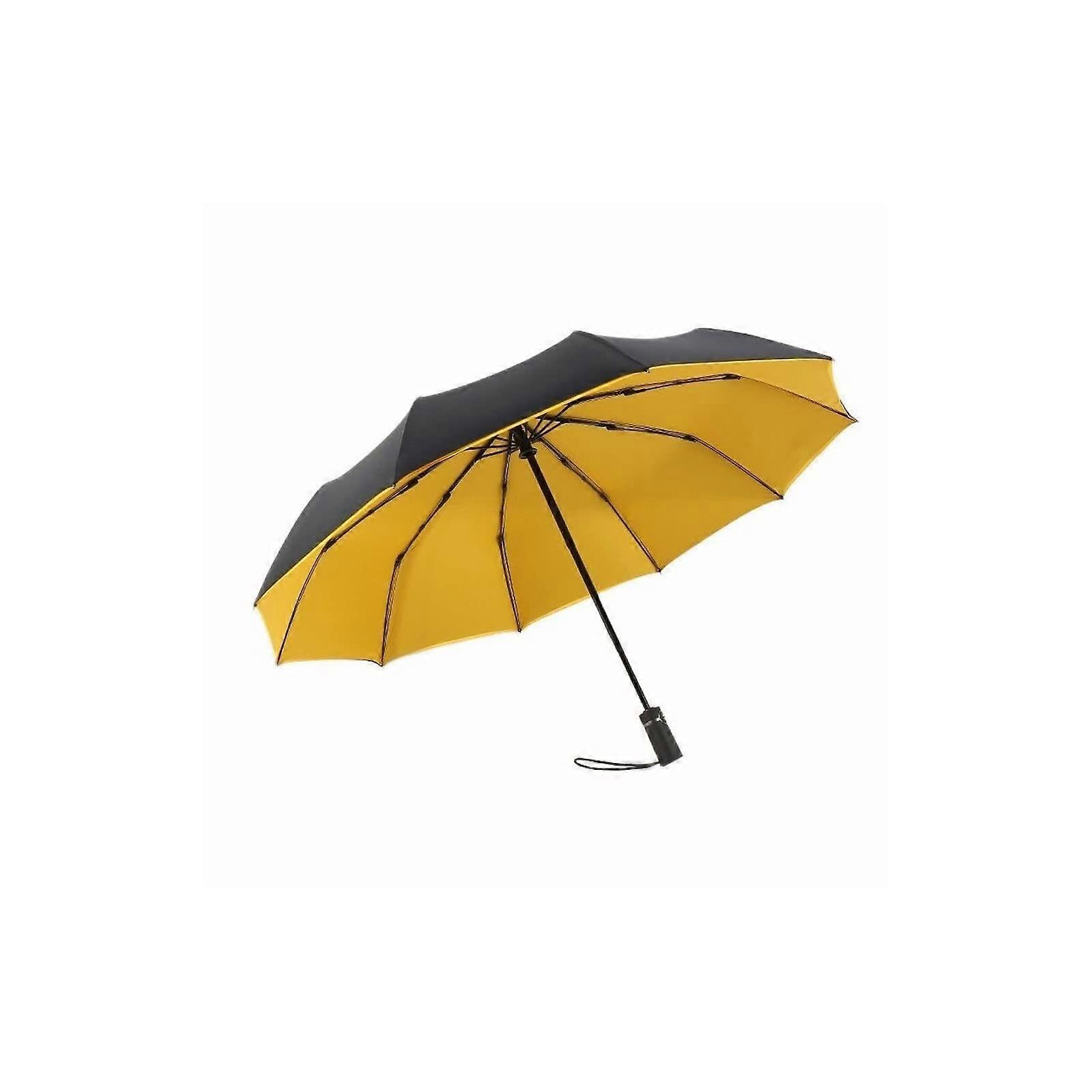 Reverse Folding Umbrella Windproof Automatic Open Close Double Layer Waterproof for Men and Women
