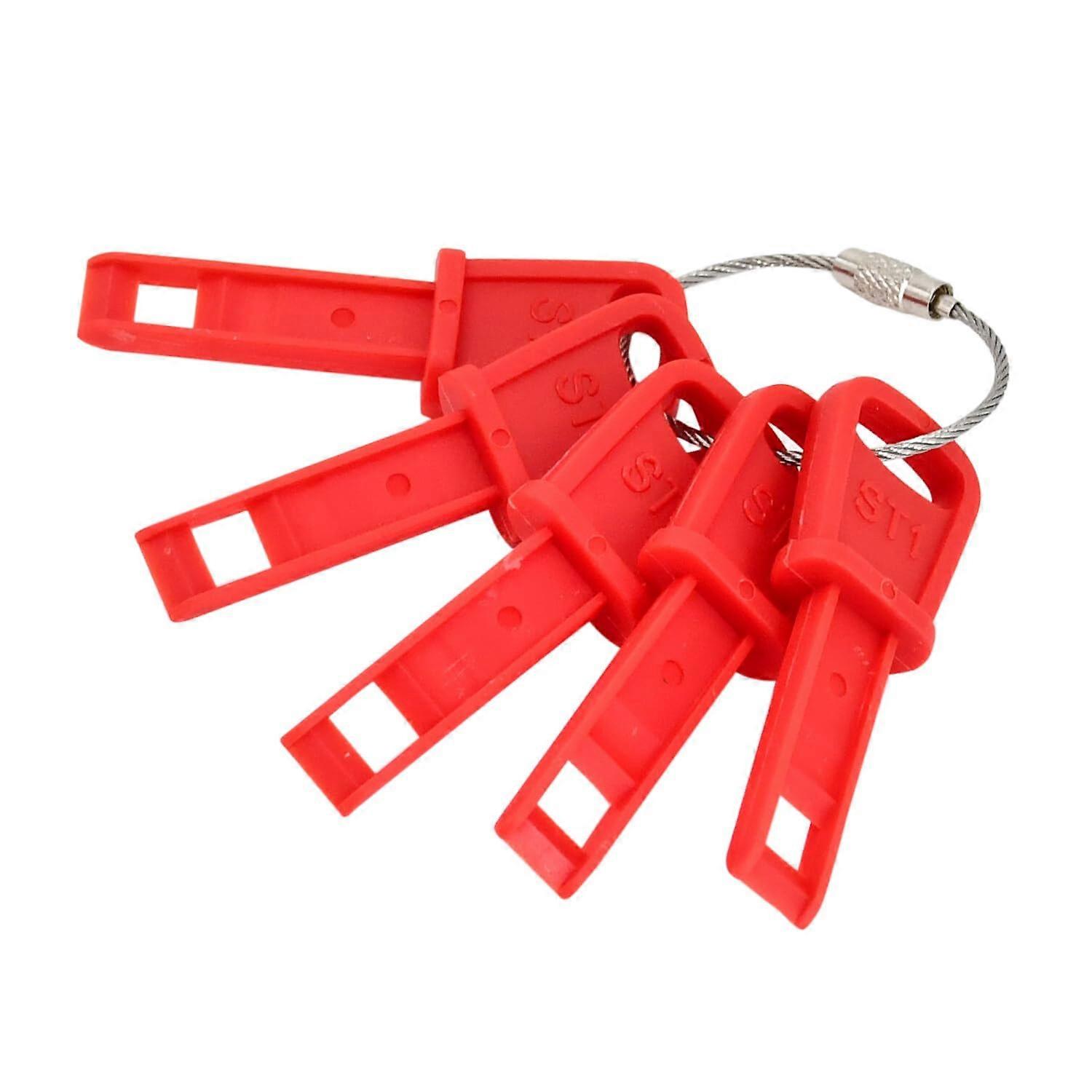 Snowblower Ignition Key Replacement 5 Pack for MTD Craftsman Ariens Quick Start and MultiBrand Use