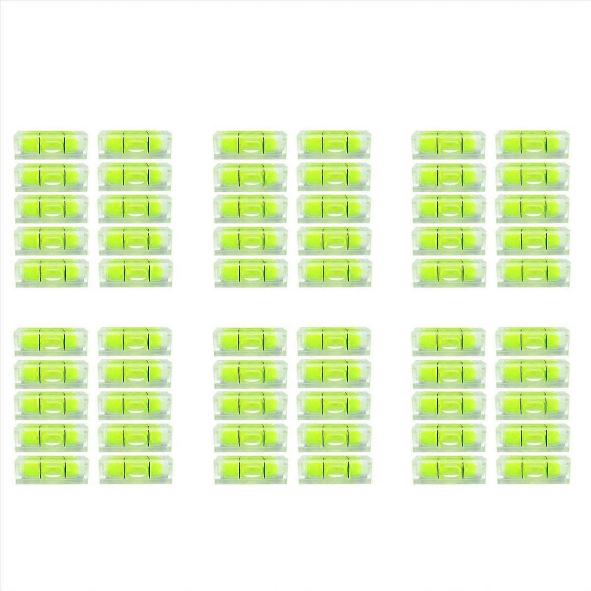 10Pcs Bubble Spirit Level 10X10X29mm Square Levels for Wall Frames
