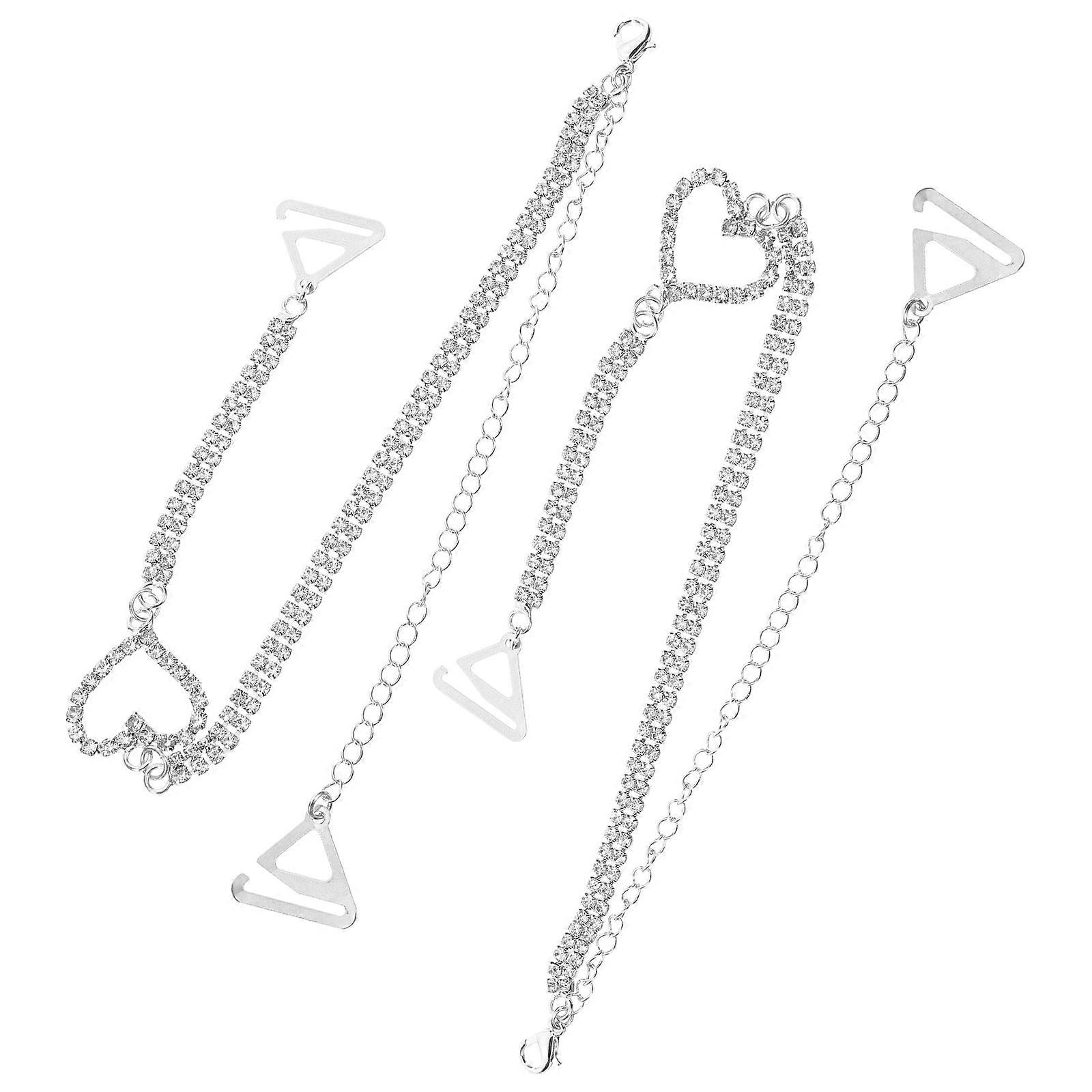 Bra Straps Replacement Love Heart Shoulder Stylish Bra Accessories 2Pcs