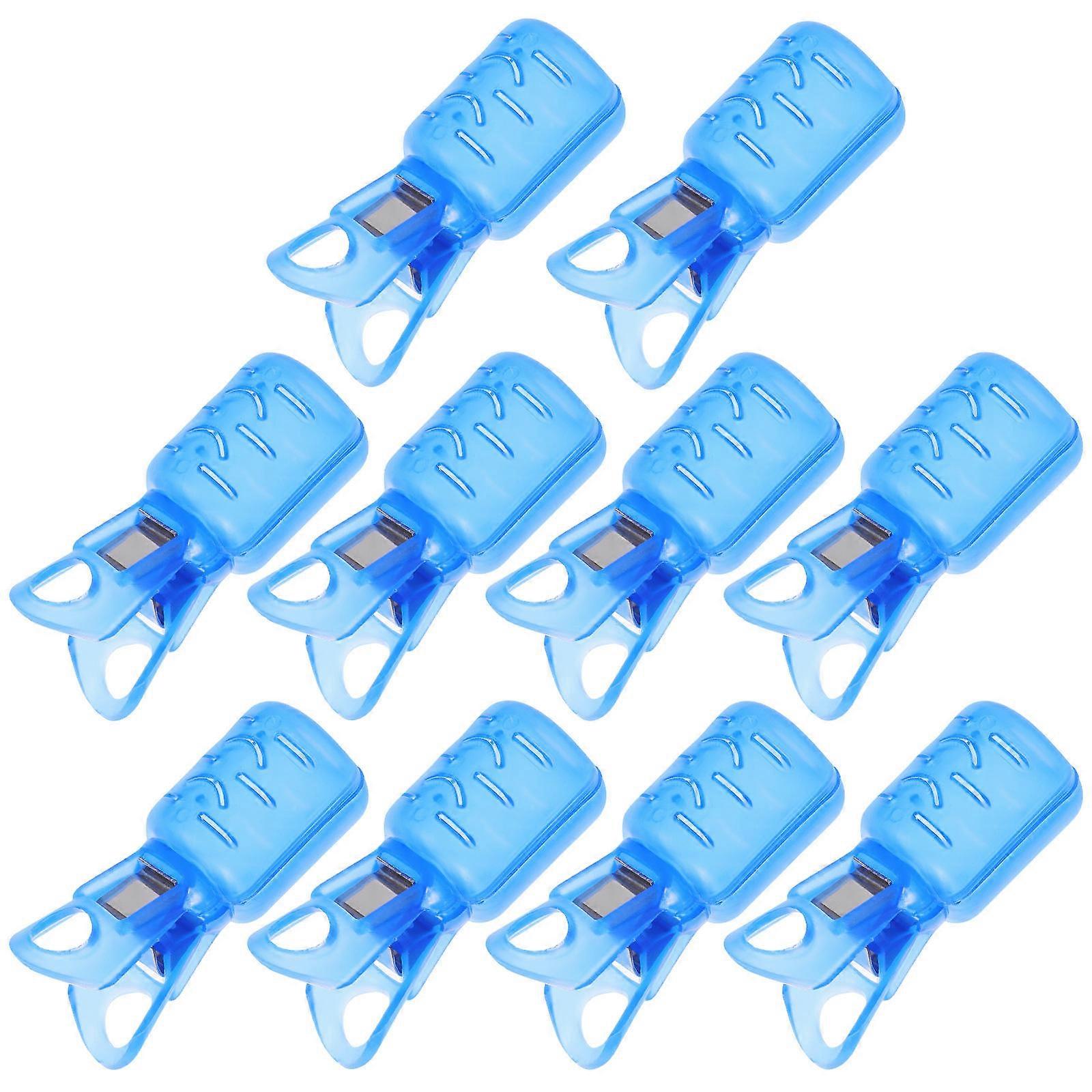 Thicken Hook Cap Hook Cover for Fishing Use 10Pcs Blue Durable Plastic