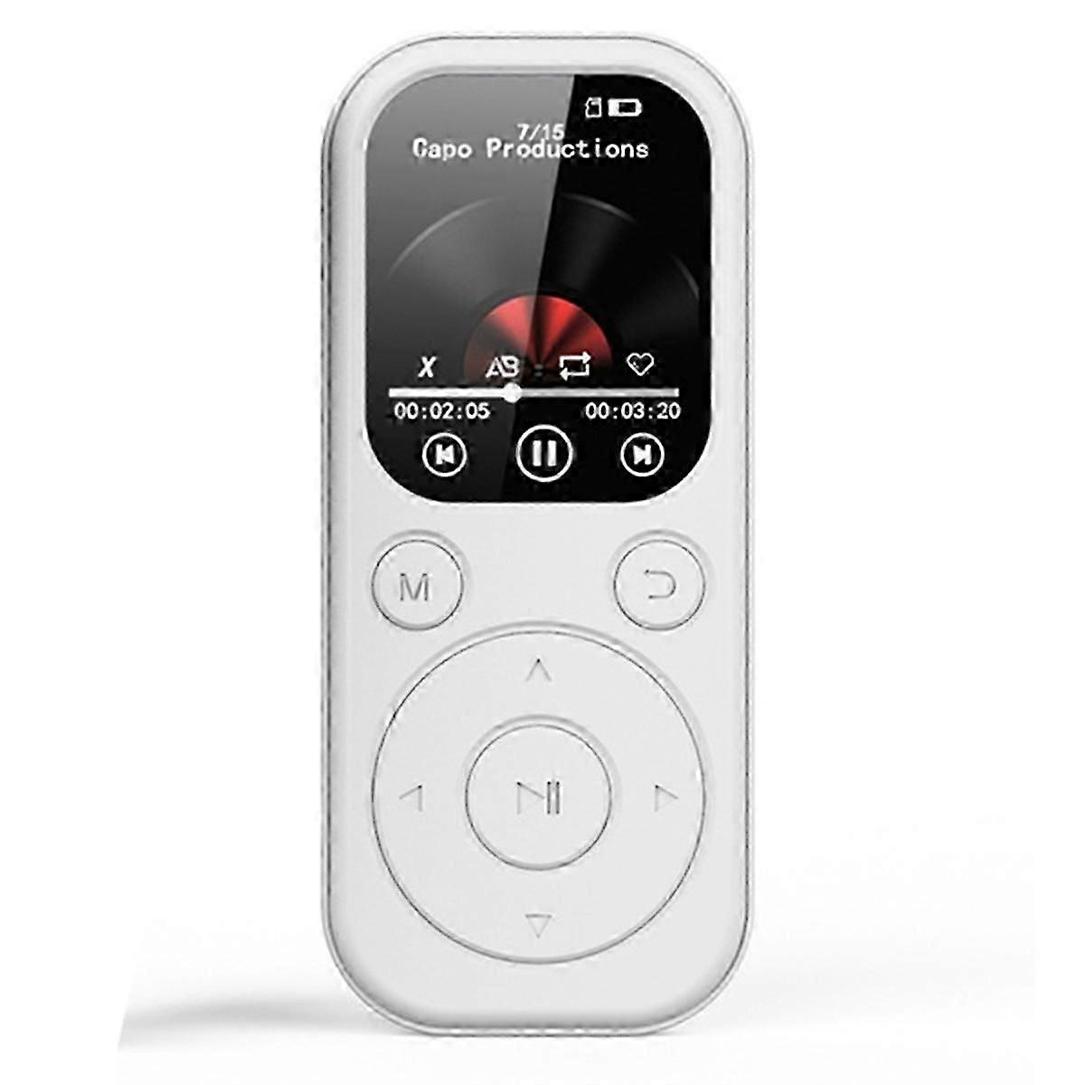 MP3 Player with Bluetooth 5.4 HiFi Speaker Voice Recorder 2.01in Screen Multi Functional Portable Mu