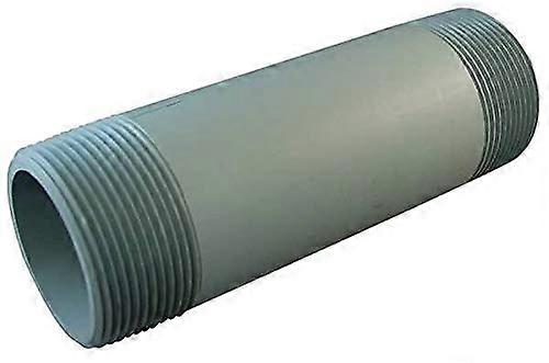 Schedule 80 PVC Pipe Nipple 4 Inch Threaded Both Ends  Pressure Thick Wall Design