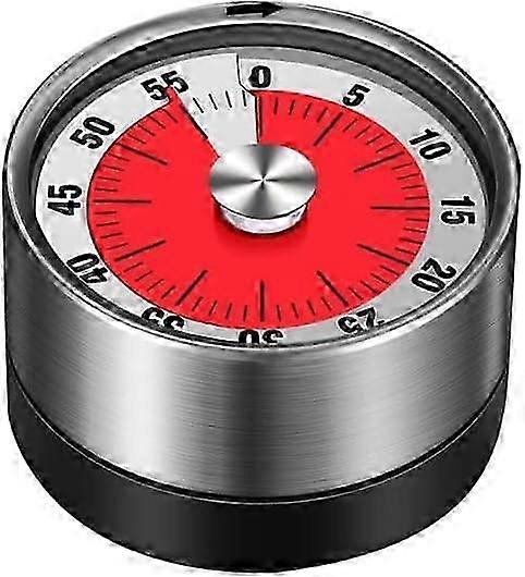 Mechanical Kitchen Timer White Kitchen Magnetic Time Manager Stainless Steel Rotating Kitchen Timer Countdown