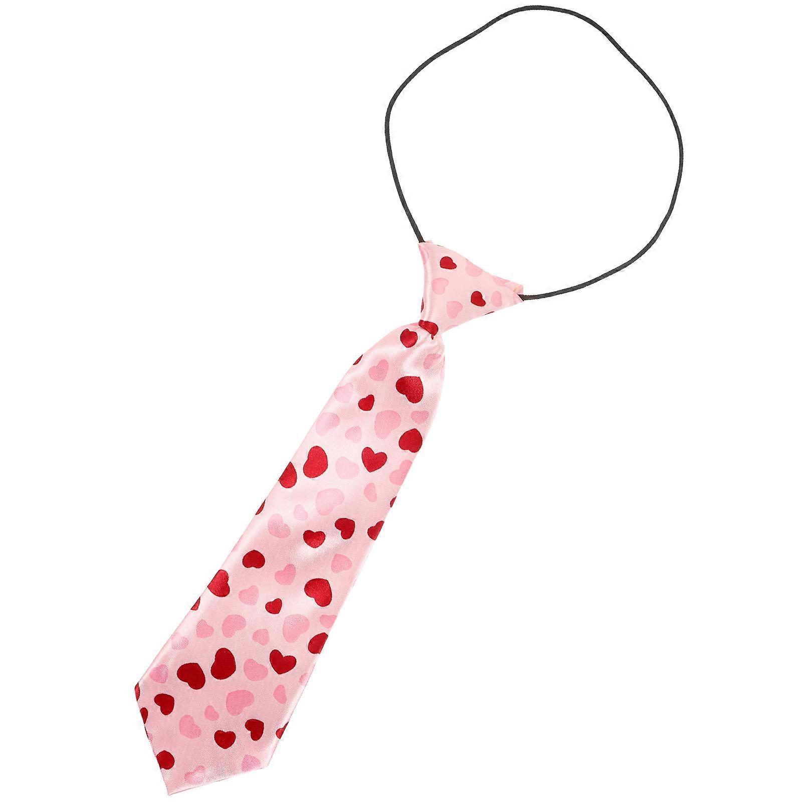 Valentine's Day Decorative Tie for Men 1Pcs Creative Polyester Pattern