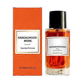 Sandelholz-Parfüm 50 ml Unisex Eau de Parfum, langanhaltender Duft nach Holz und Moschus