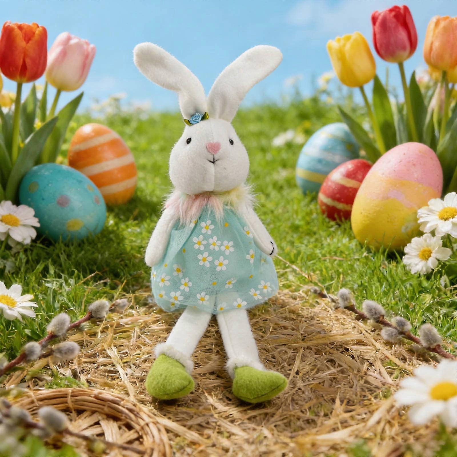 Easter Tree Decorations Easter Egg Hunt Easter Simulation Wool Foam Wreath Decoration