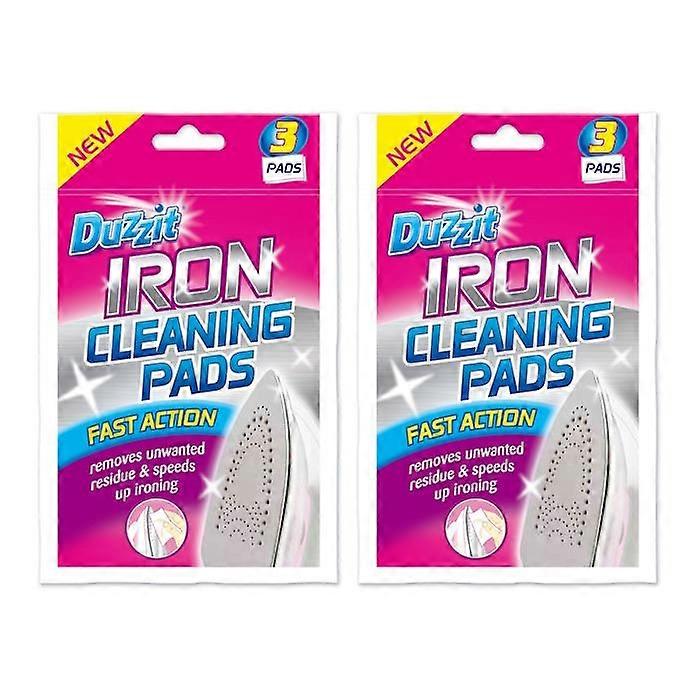 Duzzit Fast Action Iron Cleaning Pads - 3 Pads (2 Pack)