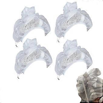 Juego de 4 gorros para secar cabello rizado, gorros de malla transpirable con ajuste regulable para peinar.
