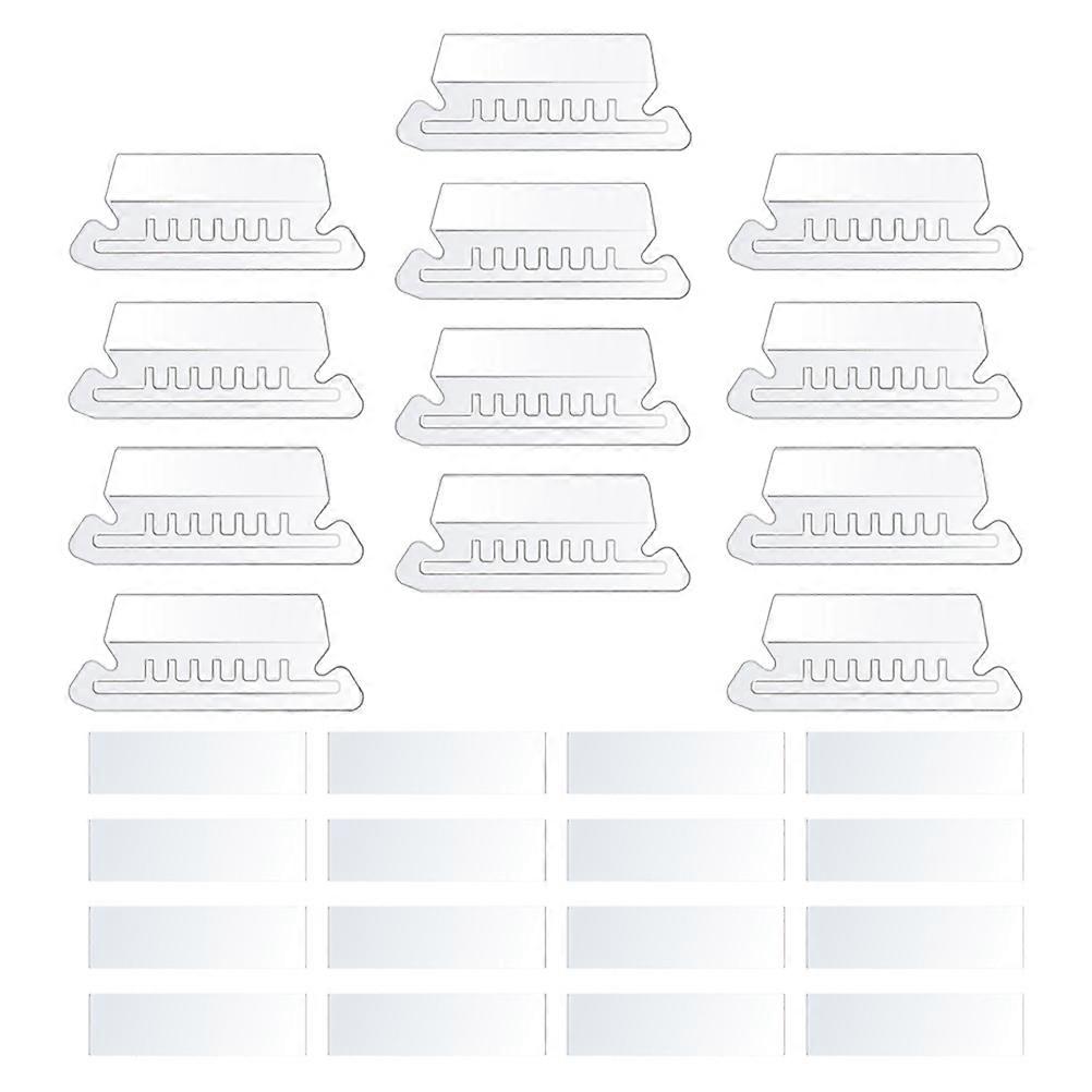 File Folder Tabs PVC for Detachable File Identification 200Pcs Pack