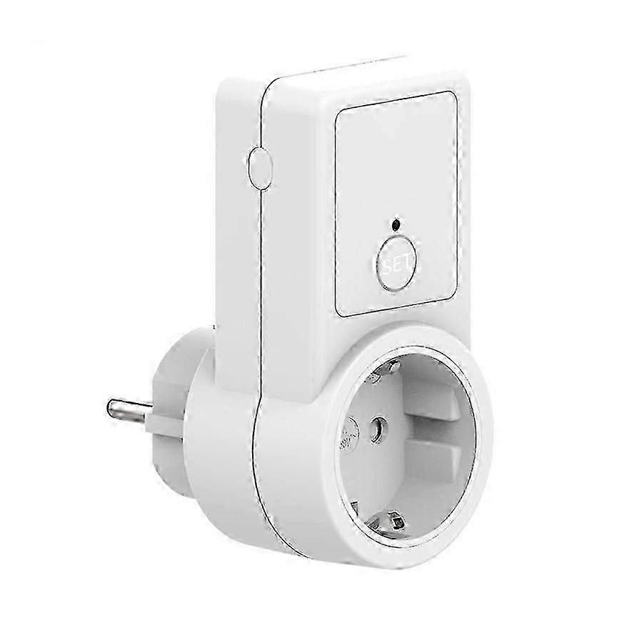 Mains motion detector on electrical outlet