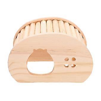 Hamster-Treppenversteck aus Holz mit Leiter und Aufbewahrungsmöglichkeit