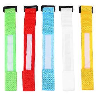 Flashing Arm Bands in Assorted Color 5Pcs LED Glow Bracelets for Outdoor Use