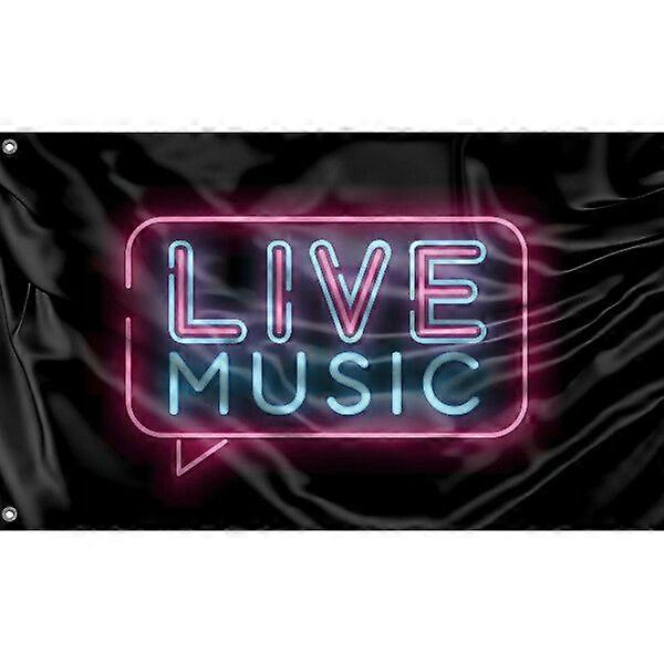 Live Music Flag A0717