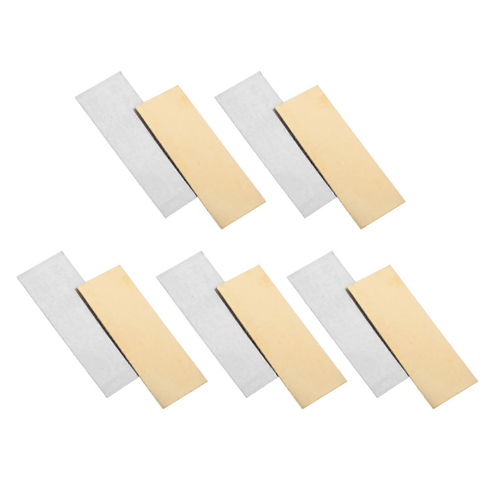 Zinc Anode Copper Sheets for Experiment Use 5Pairs Fruit Battery DIY Kit