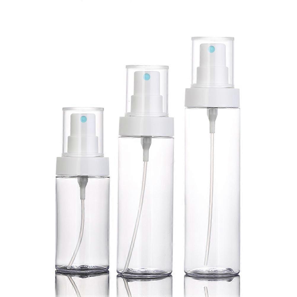 Plastic Spray Bottle Refillable for Plants Use 3Pcs Transparent Mist Atomizer Set