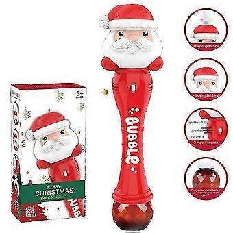 Het favoriete kerstcadeau voor kinderen - Elektrische bellenblaasmachine met niet-giftige bellenblaasvloeistof, eenvoudig in gebruik.